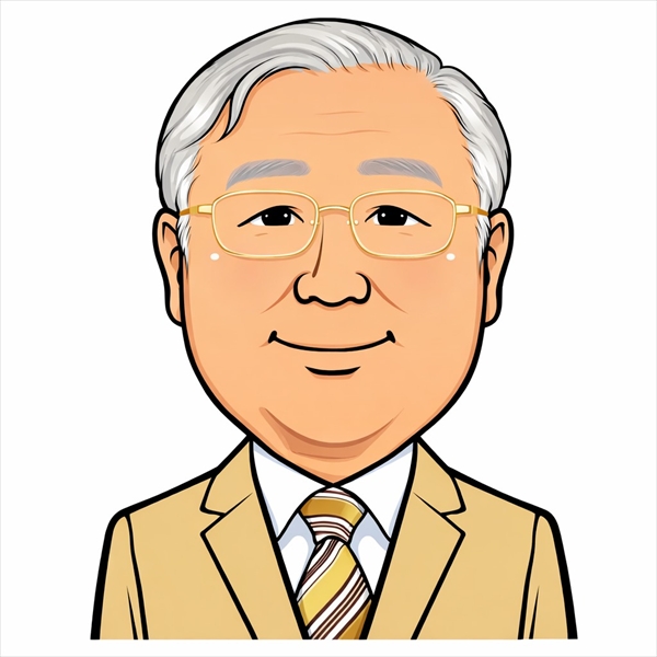 若山角二似顔絵